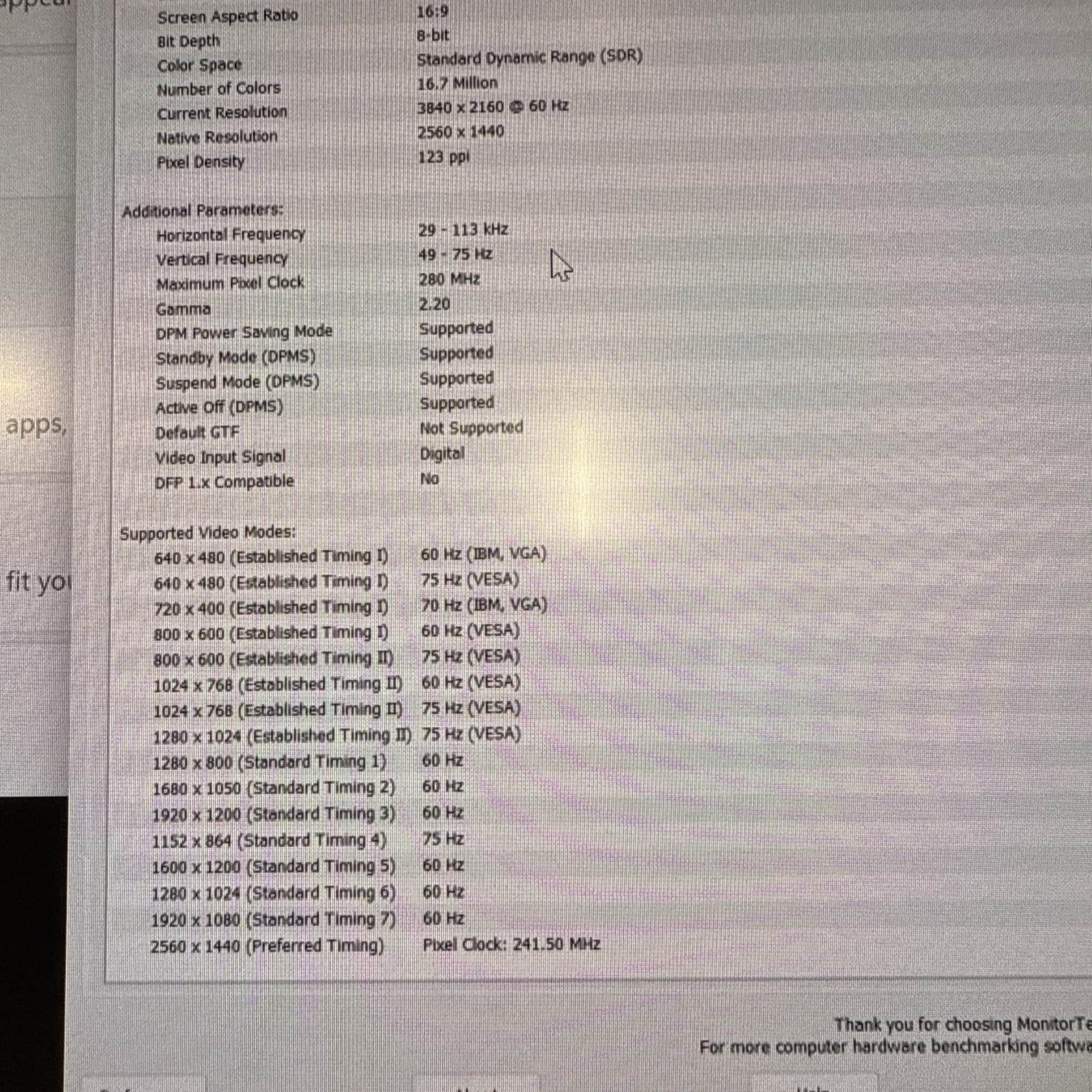 Dell P2423D Display 23.8" QHD 2560x1440 DP HDMI USB No Stand Black Widescreen - Image 3