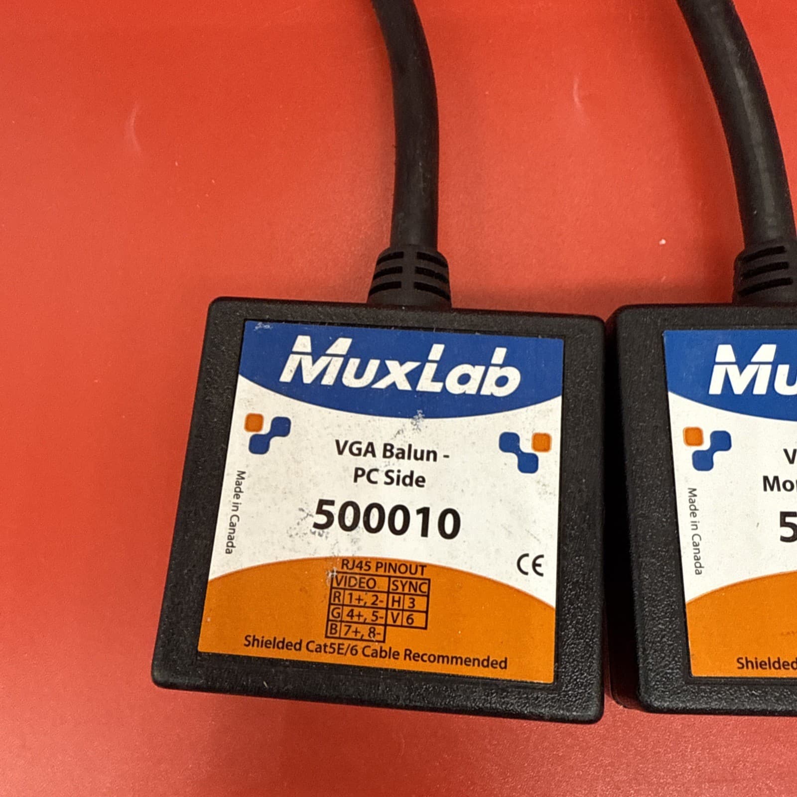 MuxLab 500010 VGA Balun - PC Side + MuxLab 500014 Monitor Side (M) Kit - Image 3