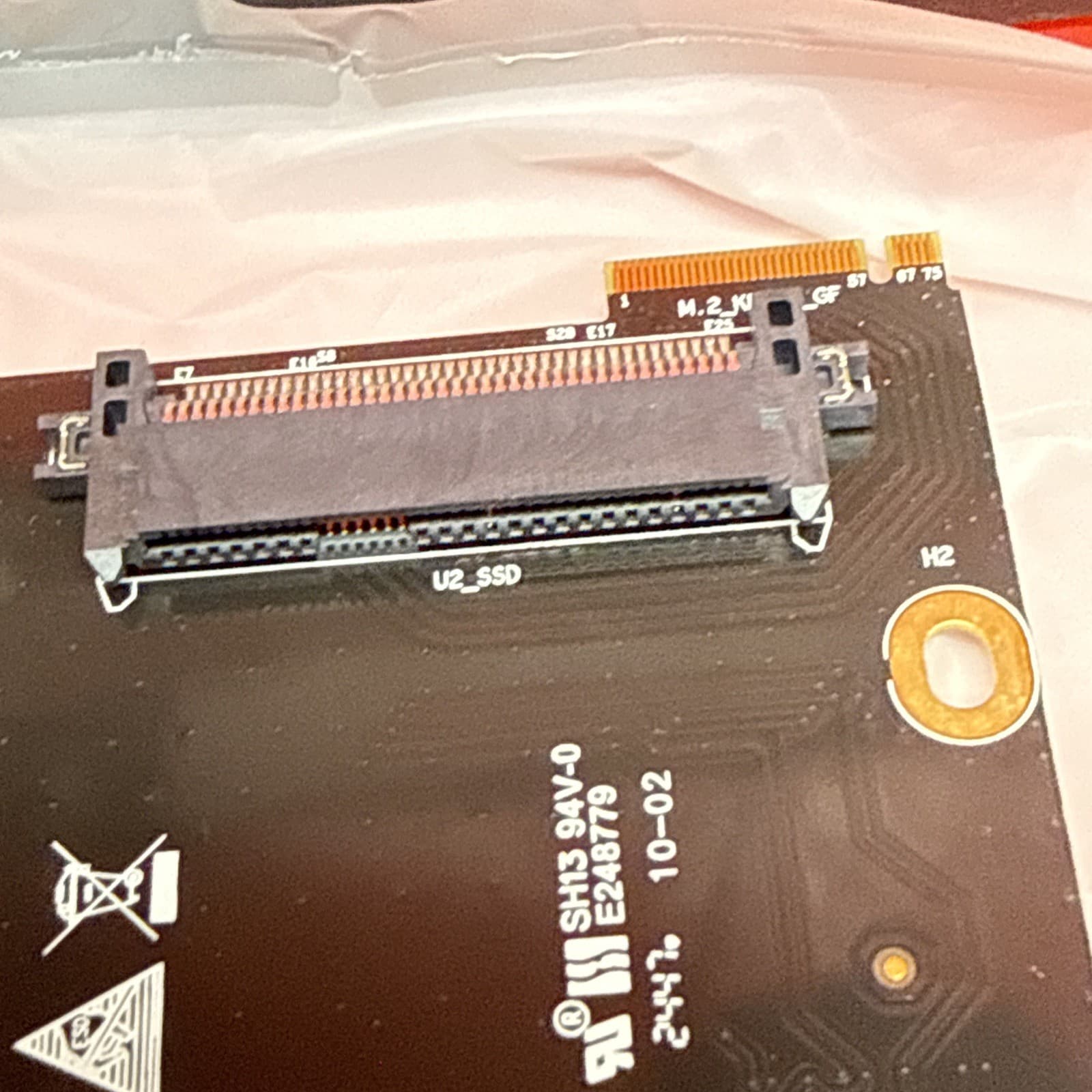 AHWSA_DB_U2_V1.1 M.2 NVMe To U.2 Adapter For Minisforum MS-01 - Image 7