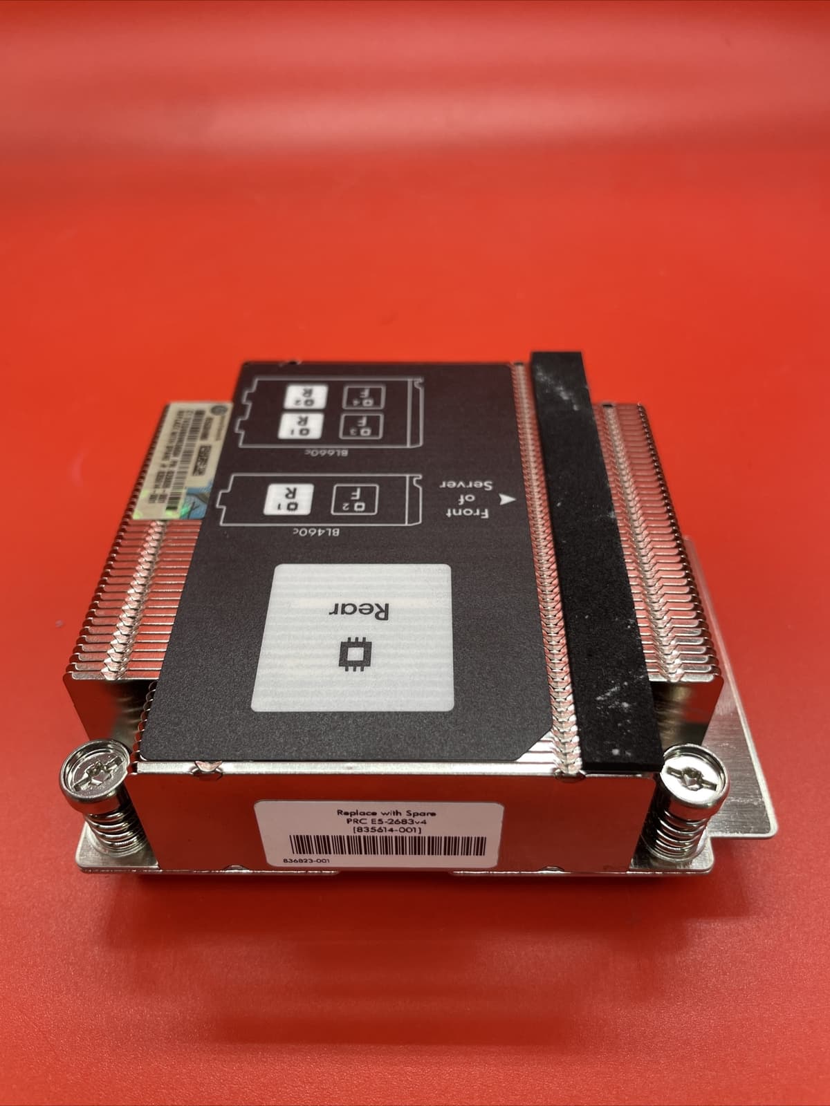 HPe 777687-001 3K3G2-01 740345-001 BL460c Gen9 Rear Heat Sink For HP ProLiant BL - Image 4