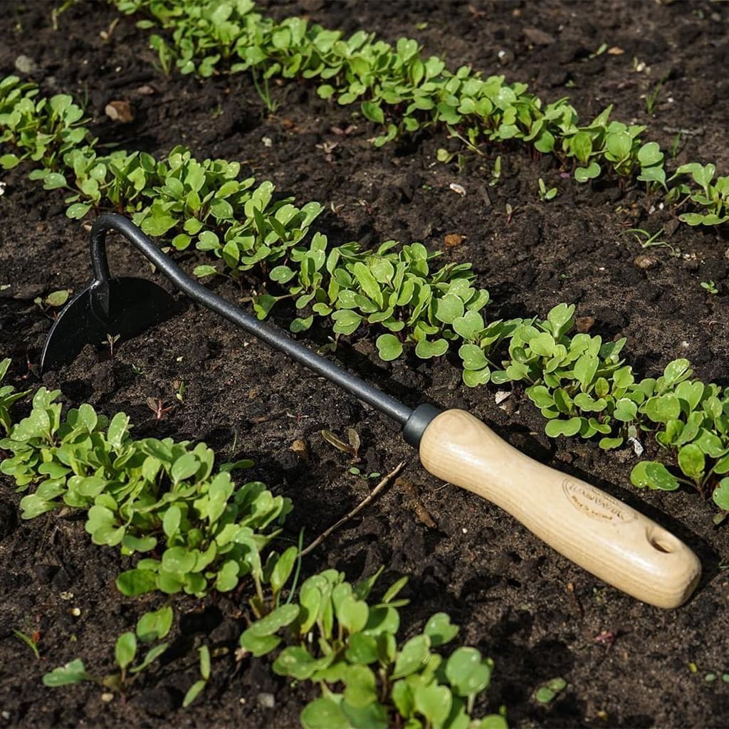 DeWit Half Moon Hand Hoe Boron Steel Ash Handle Hand-Forged Dutch NEW - Image 6