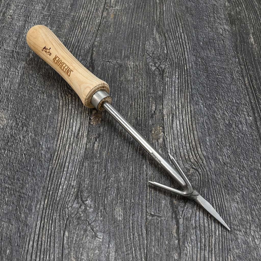 Sneeboer Wrotter Garden Weeder Stainless Steel Hand-Forged Cherry Weeding NEW - Image 3
