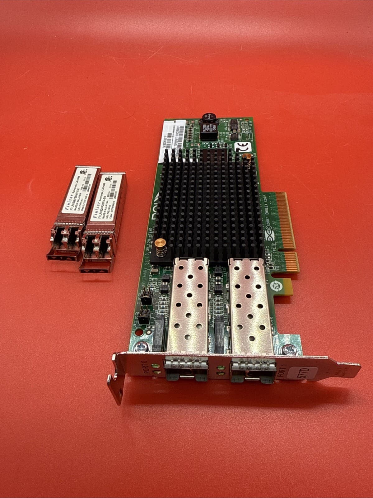 IBM Feature 577D 74Y2279 74Y2216 2Port 8GB FC Half Height HBA Adapter + 2 x SFP+ - Image 9