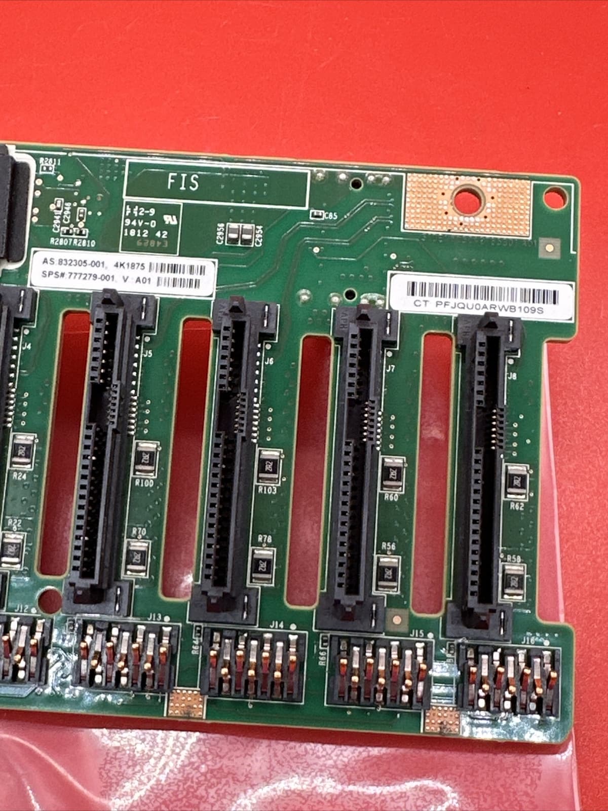 HPe 832305-001 8 Port SFF Backplane DL380 2U With Screws Board 766957-001 - Image 4