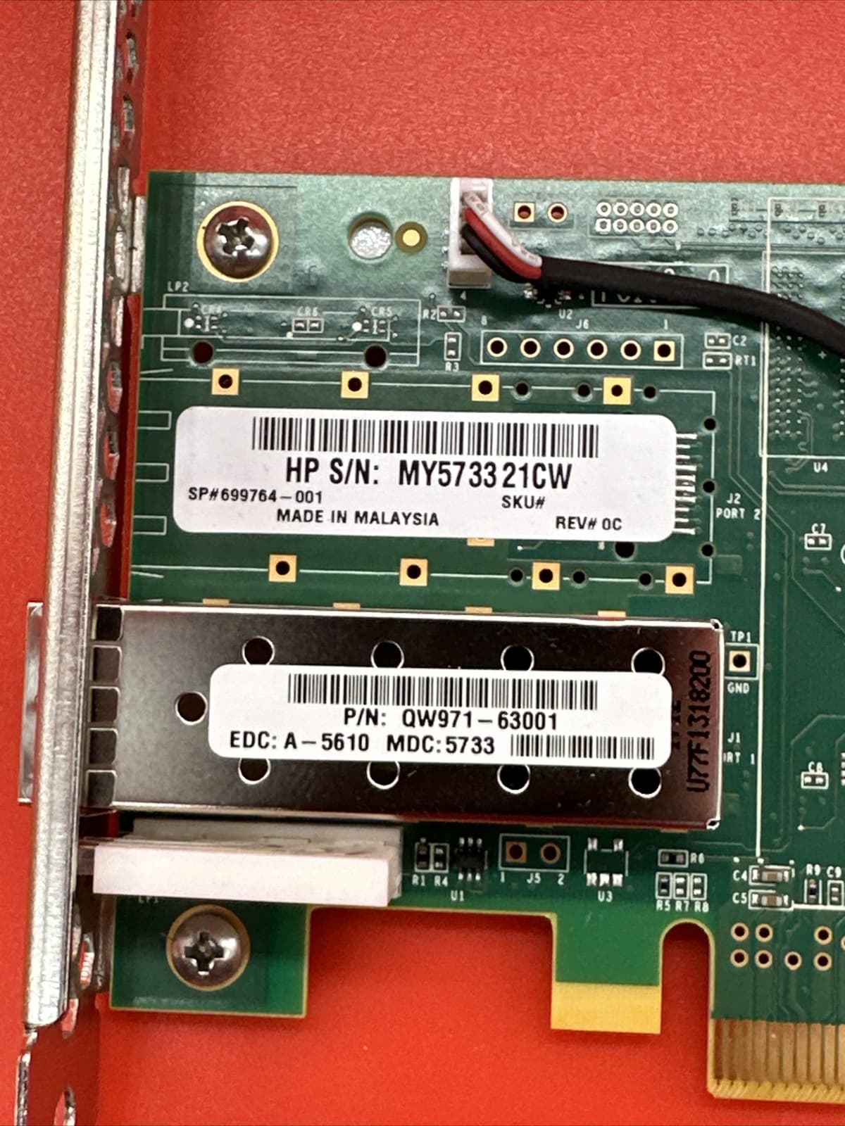 HP QW971A SN1000Q 699764-001 16Gb SFP SP FC Host Bus PCIe Full Height Adapter - Image 3