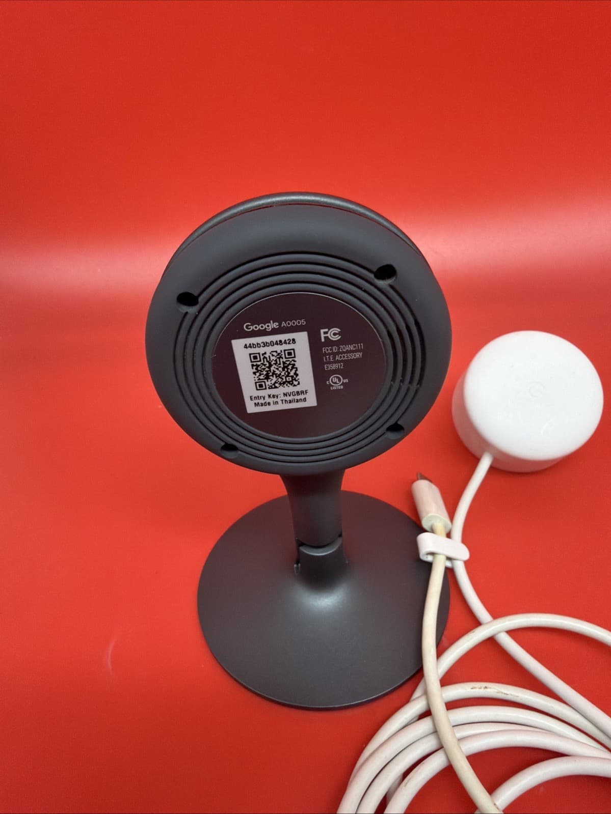 Google Nest Indoor Camera A0005 1st Gen Night Vision with USB Metal Stand - Image 3