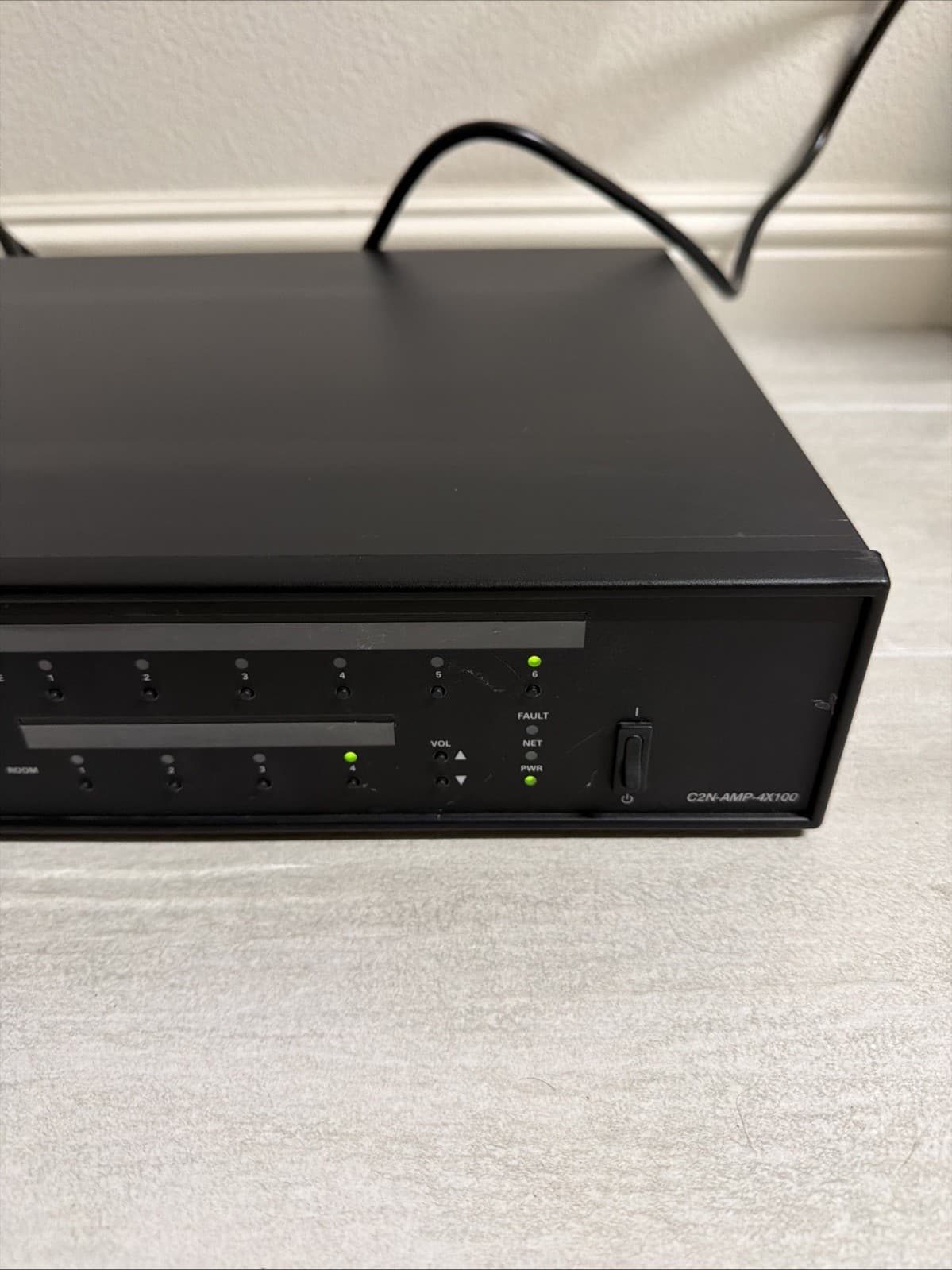 Crestron C2N-AMP-4X100 4 Room Audio System - Black Power Amplifier C2NAMP4X100 - Image 5