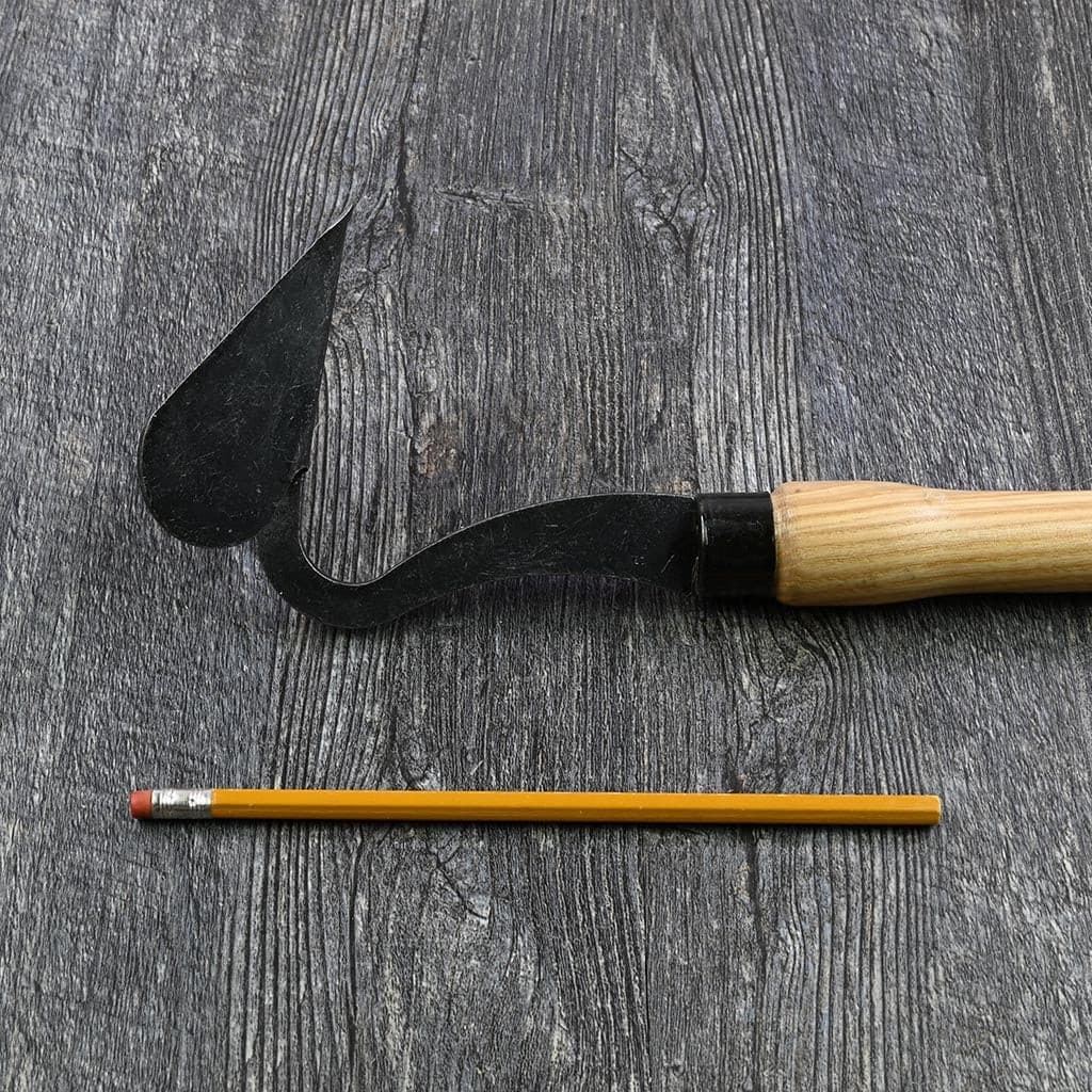 DeWit Drop Grip Hand Plow Garden Hoe Boron Steel Ash Handle Hand-Forged NEW - Image 4
