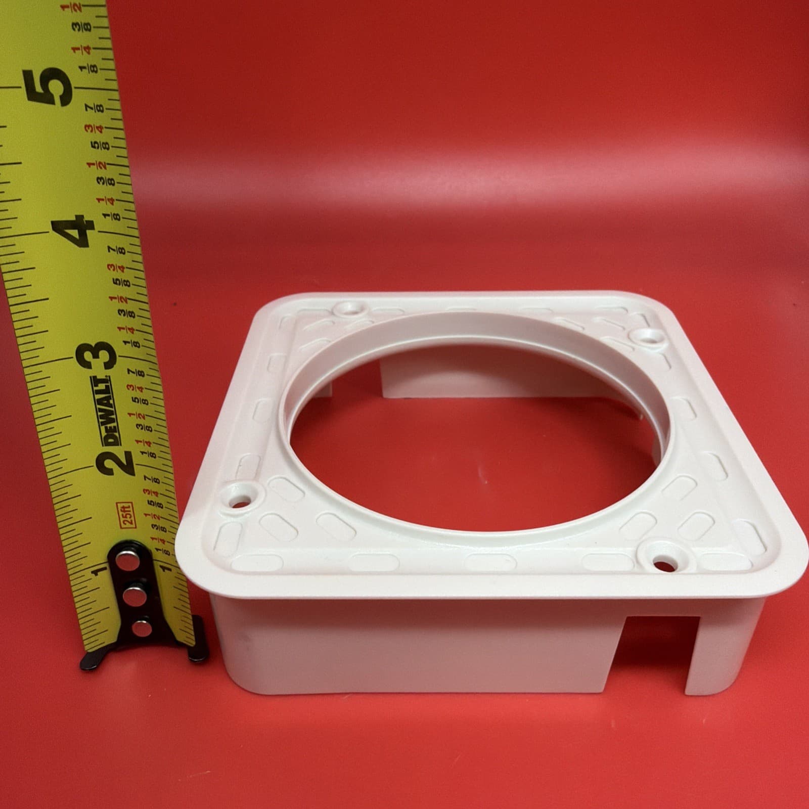 4 Inch White Ceiling Speaker Bracket No Grill - Image 3