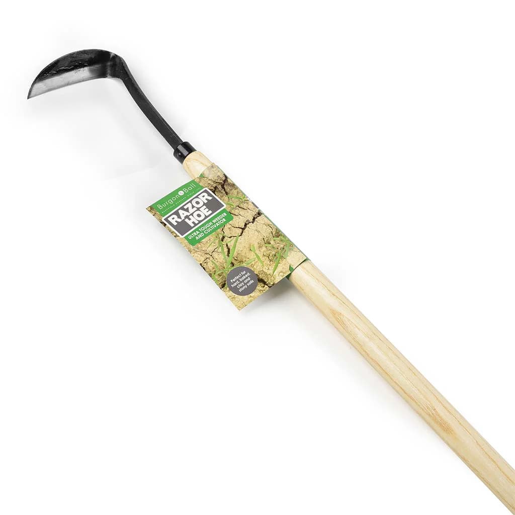 Burgon & Ball Long Handle Razor Hoe Stainless Steel Weeding Cultivating NEW