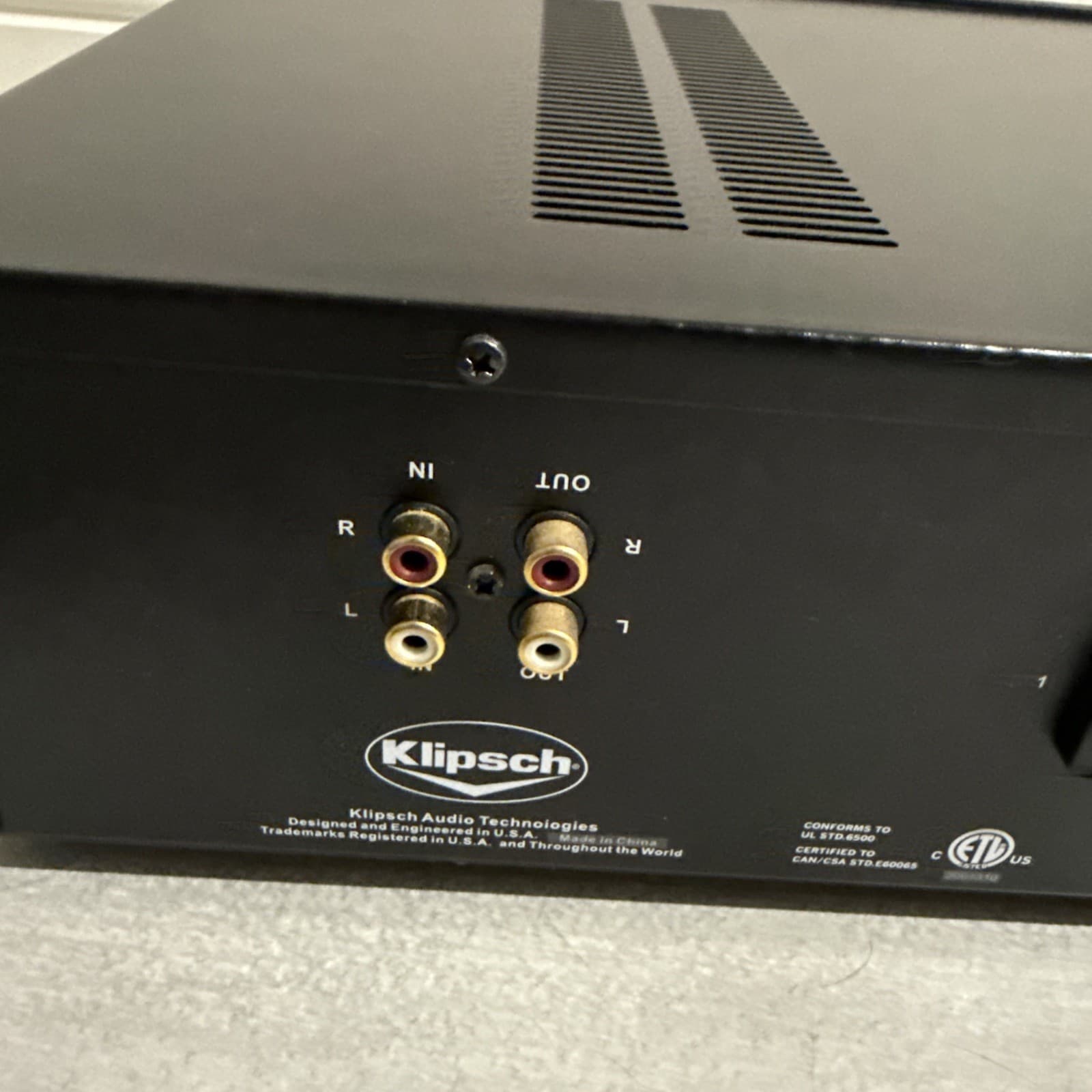 Klipsch KA-1000 THX 2-Ch x 500 Watt Subwoofer Amplifier Buzzing Sound Black - Image 6