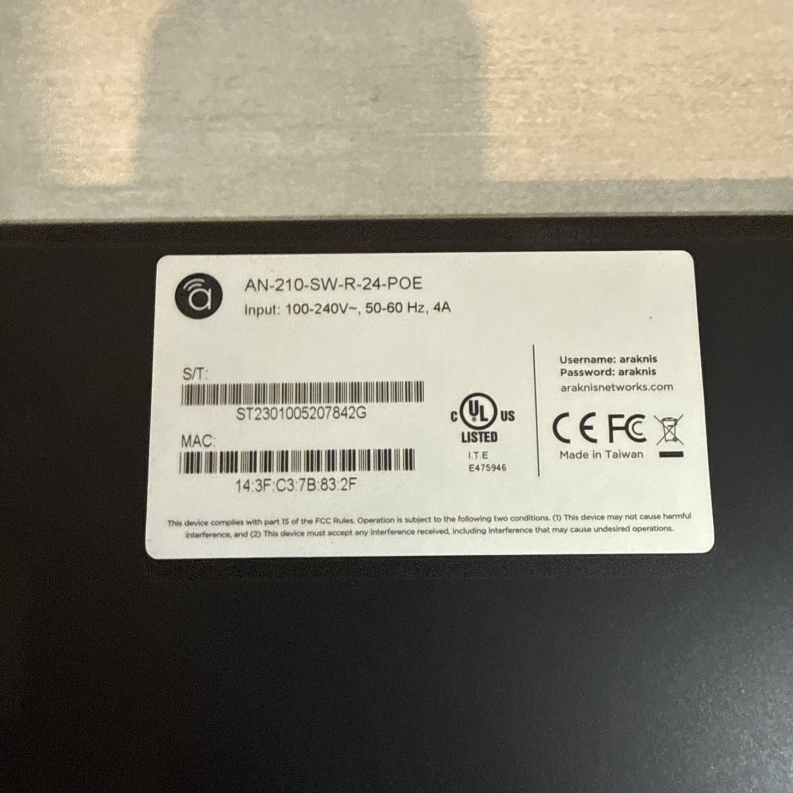 Araknis Networks AN-210-SW-R-24-POE Network Switch Gigabit ***FAST SHIPPING*** - Image 10