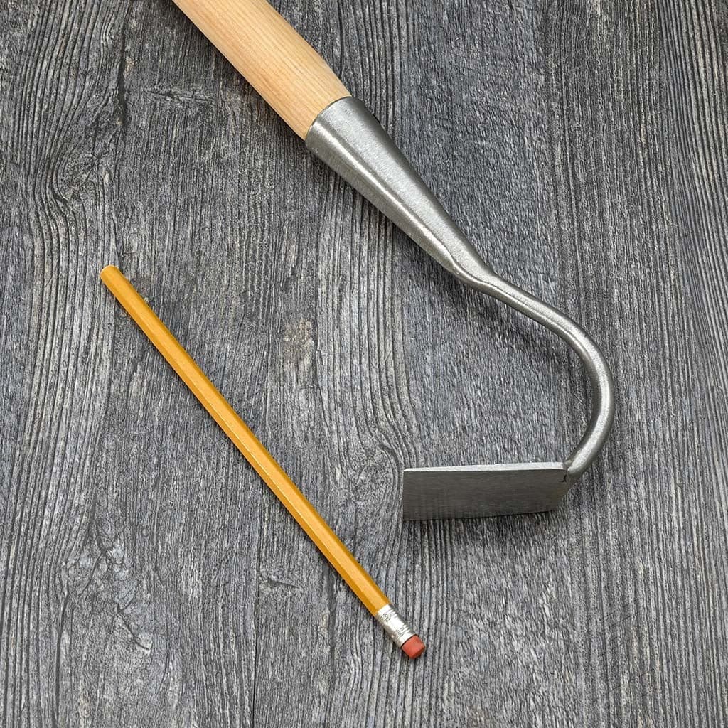 Sneeboer Narrow Pull Hoe - Luxe Handle Long-Handle Weeder Stainless Steel NEW - Image 4
