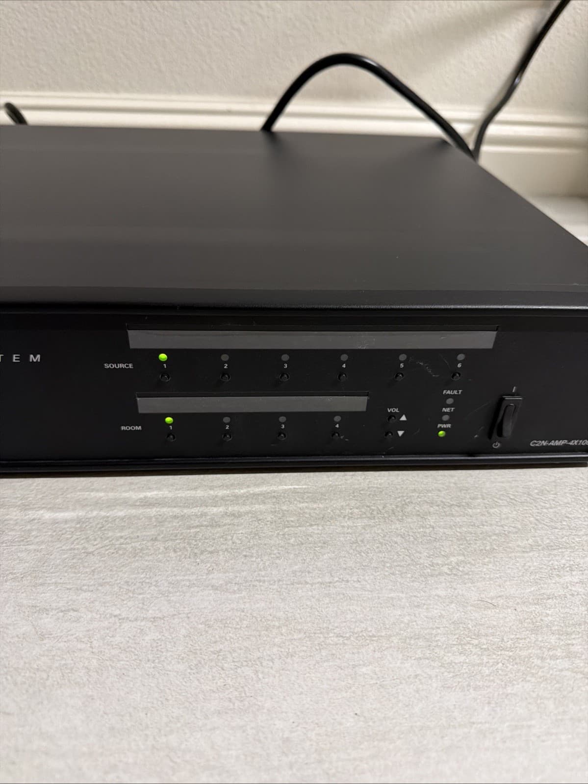Crestron C2N-AMP-4X100 4 Room Audio System - Black Power Amplifier C2NAMP4X100 - Image 3