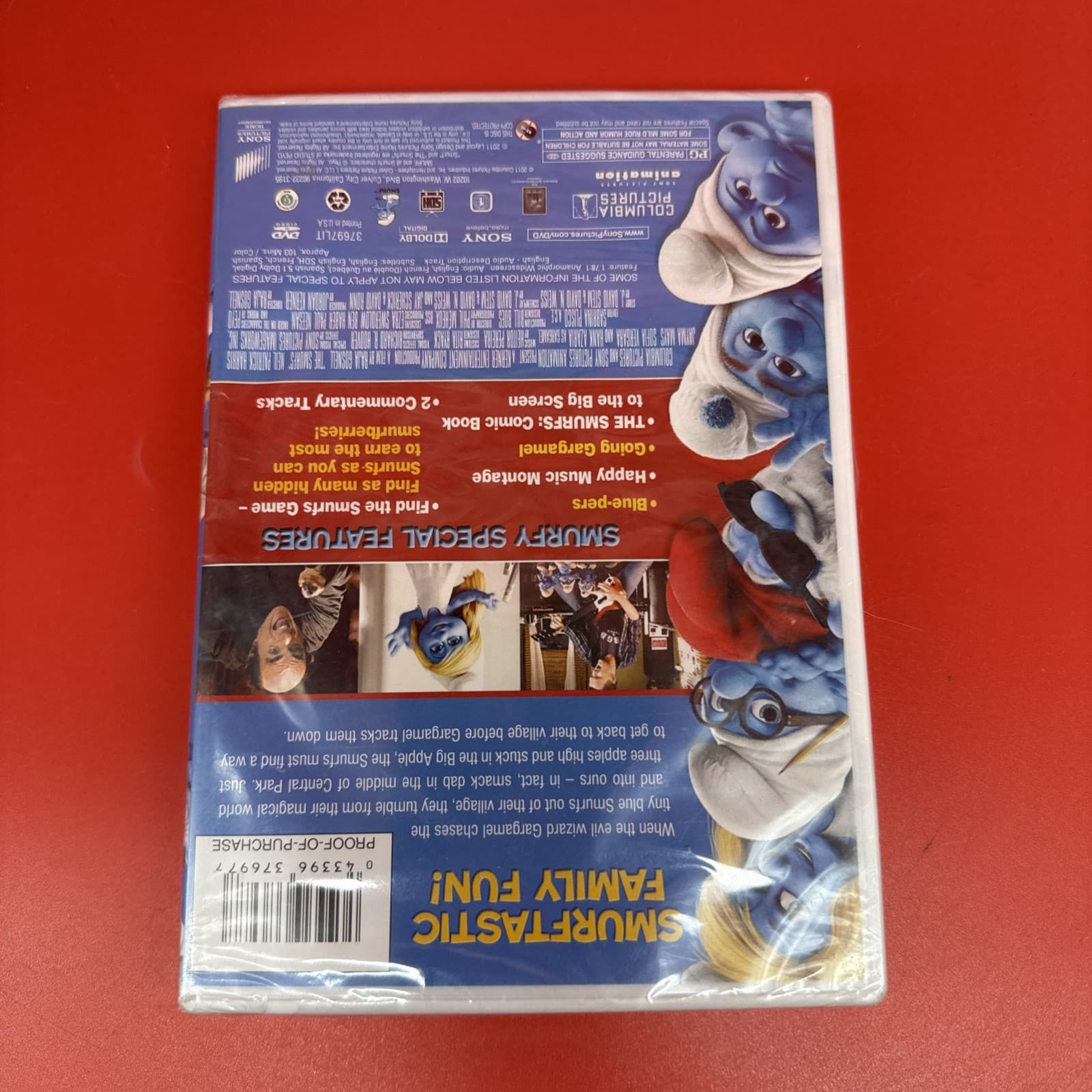 The Smurfs (DVD, 2011) Brand New Sealed - Image 3