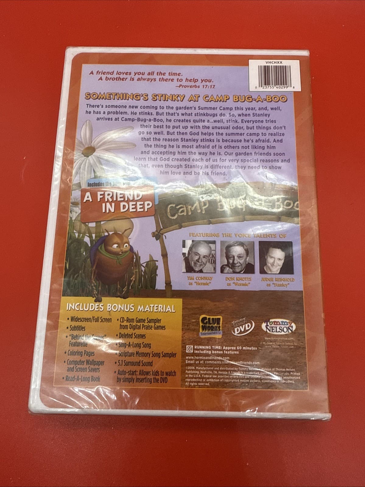 Max Lucados Hermie  Friends #6 - Stanley The Stinkbug Goes To Camp DVD, 2006 New - Image 6
