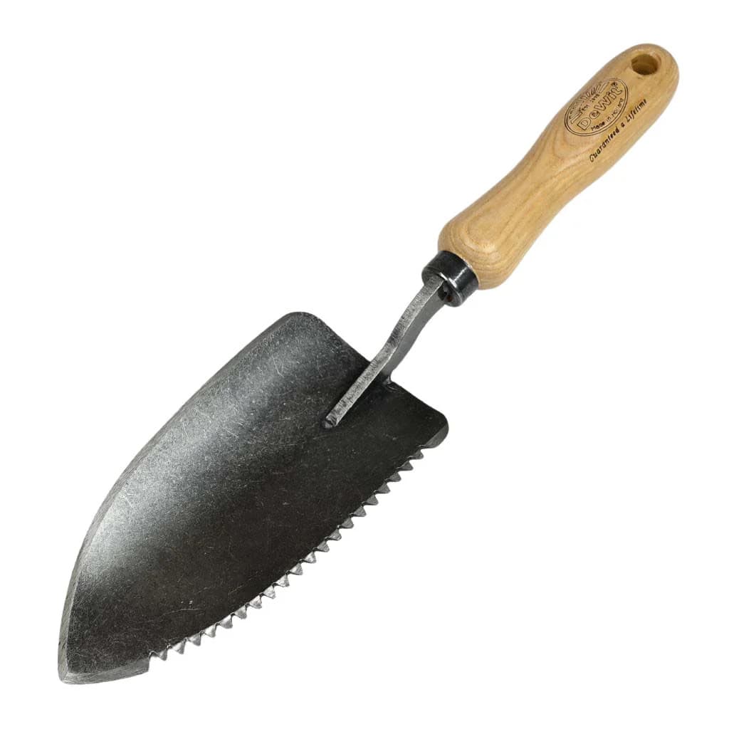 DeWit Garden Trowel Serrated NEW