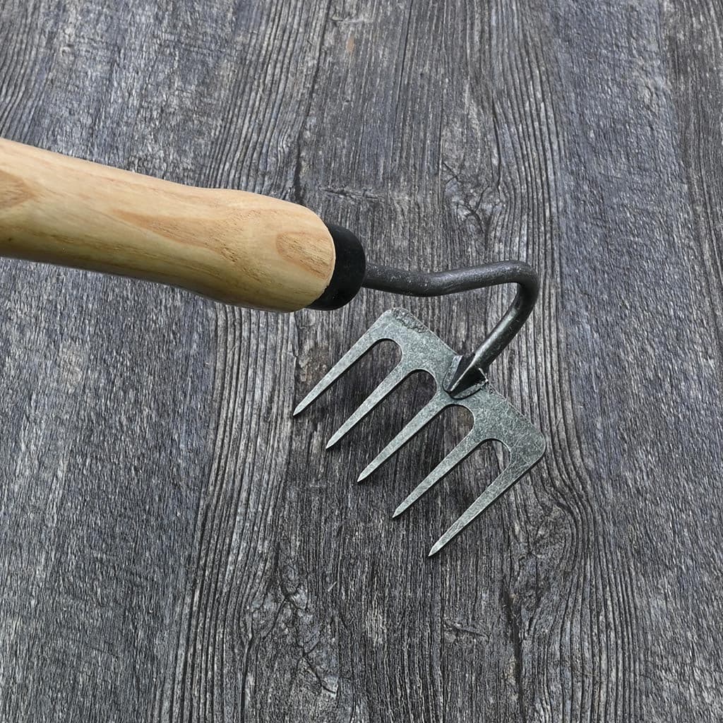 DeWit Garden Rake Drop Grip 5-Tine NEW - Image 2