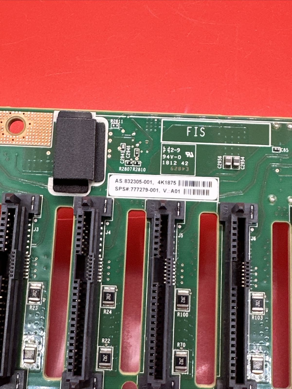 HPe 832305-001 8 Port SFF Backplane DL380 2U With Screws Board 766957-001 - Image 2