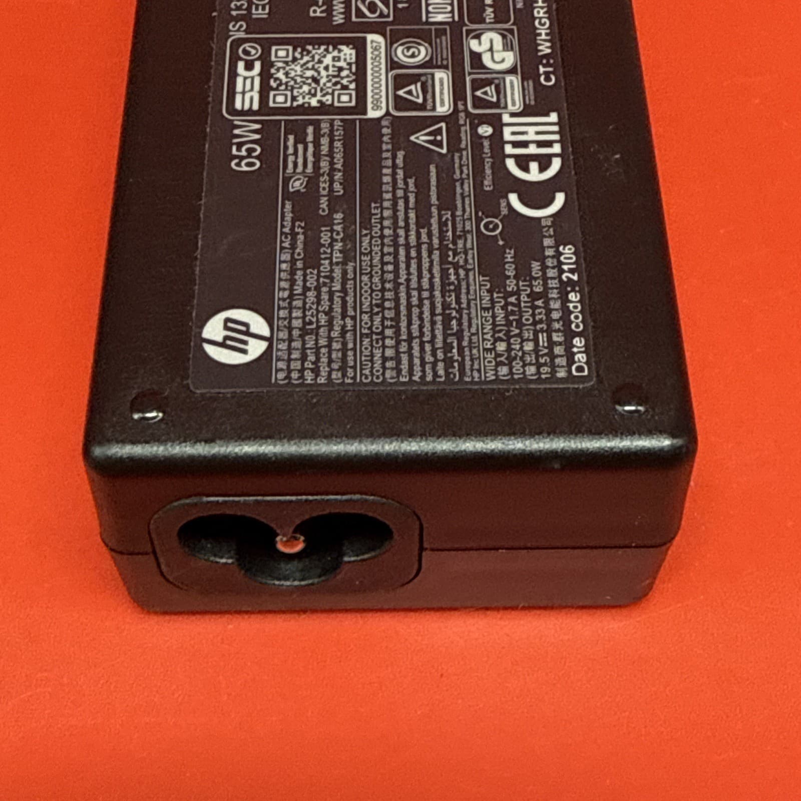 HP L25298-002 710412-001 65w AC Adapter AC/Standard For HP 19.5 V 3.3 A - Image 5