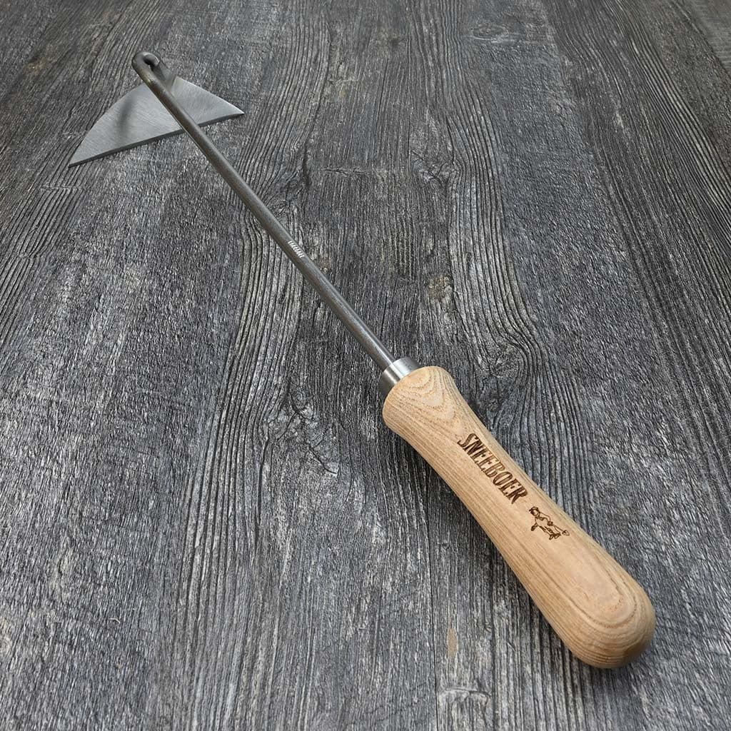 Sneeboer Hand Hoe Stainless Steel Hand-Forged Cherry-Left Hand Dutch NEW - Image 4