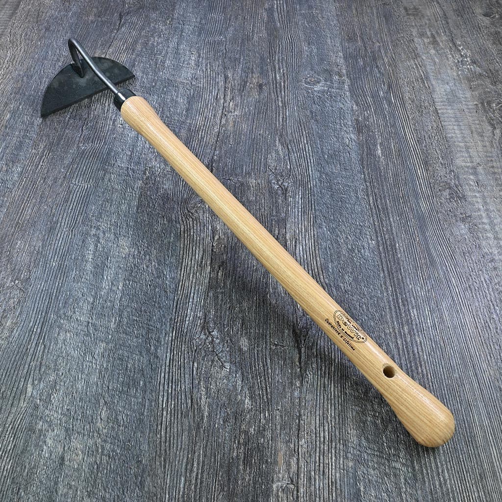 DeWit Drop Grip Onion Hoe Boron Steel Ash Handle Hand-Forged Dutch NEW - Image 2