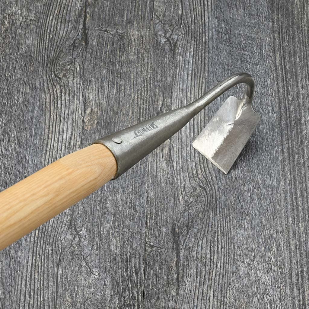 Sneeboer Narrow Pull Hoe - Luxe Handle Long-Handle Weeder Stainless Steel NEW - Image 2