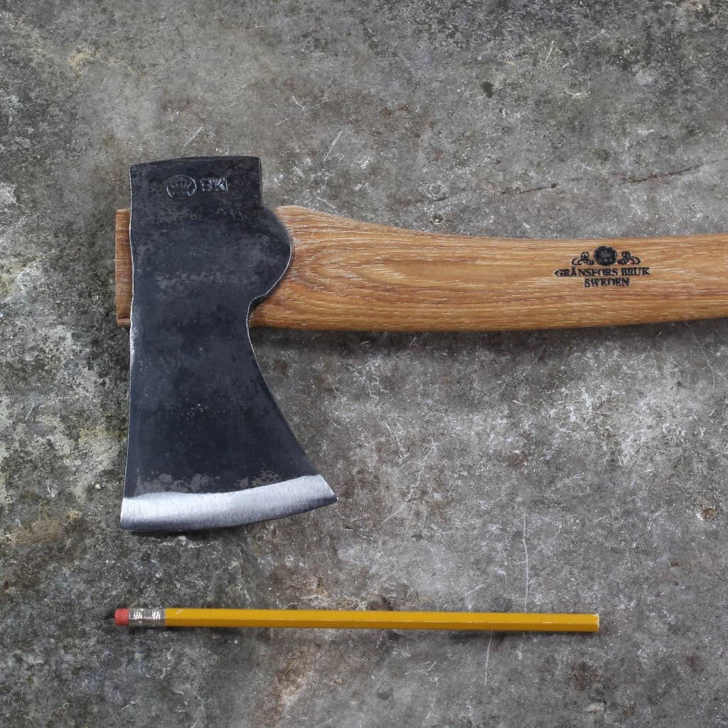 Gränsfors Bruk Scandinavian Forest Axe Hand-Forged Hickory Handle Swedish NEW - Image 4