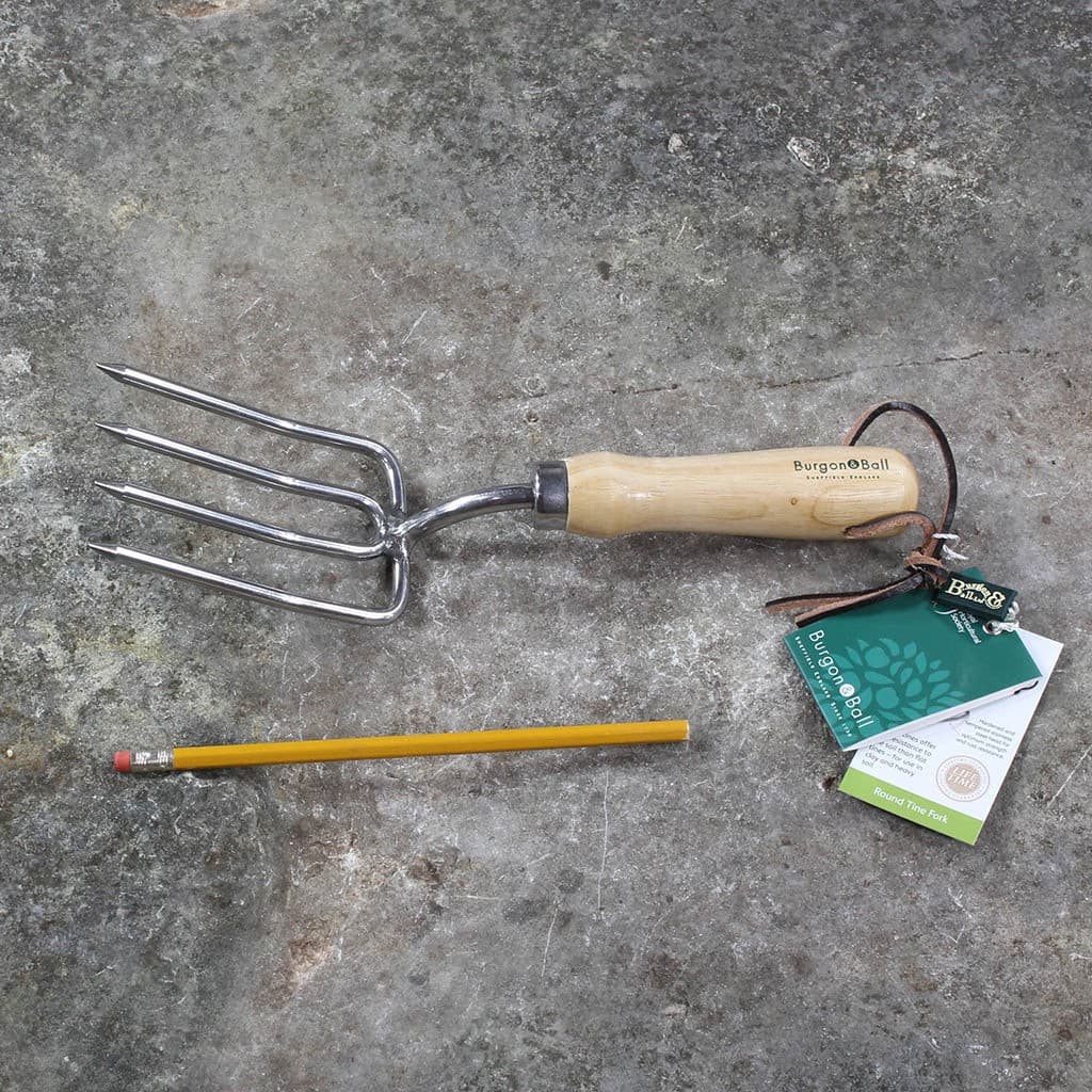Burgon & Ball Garden Fork & Round Tine Hand NEW - Image 4