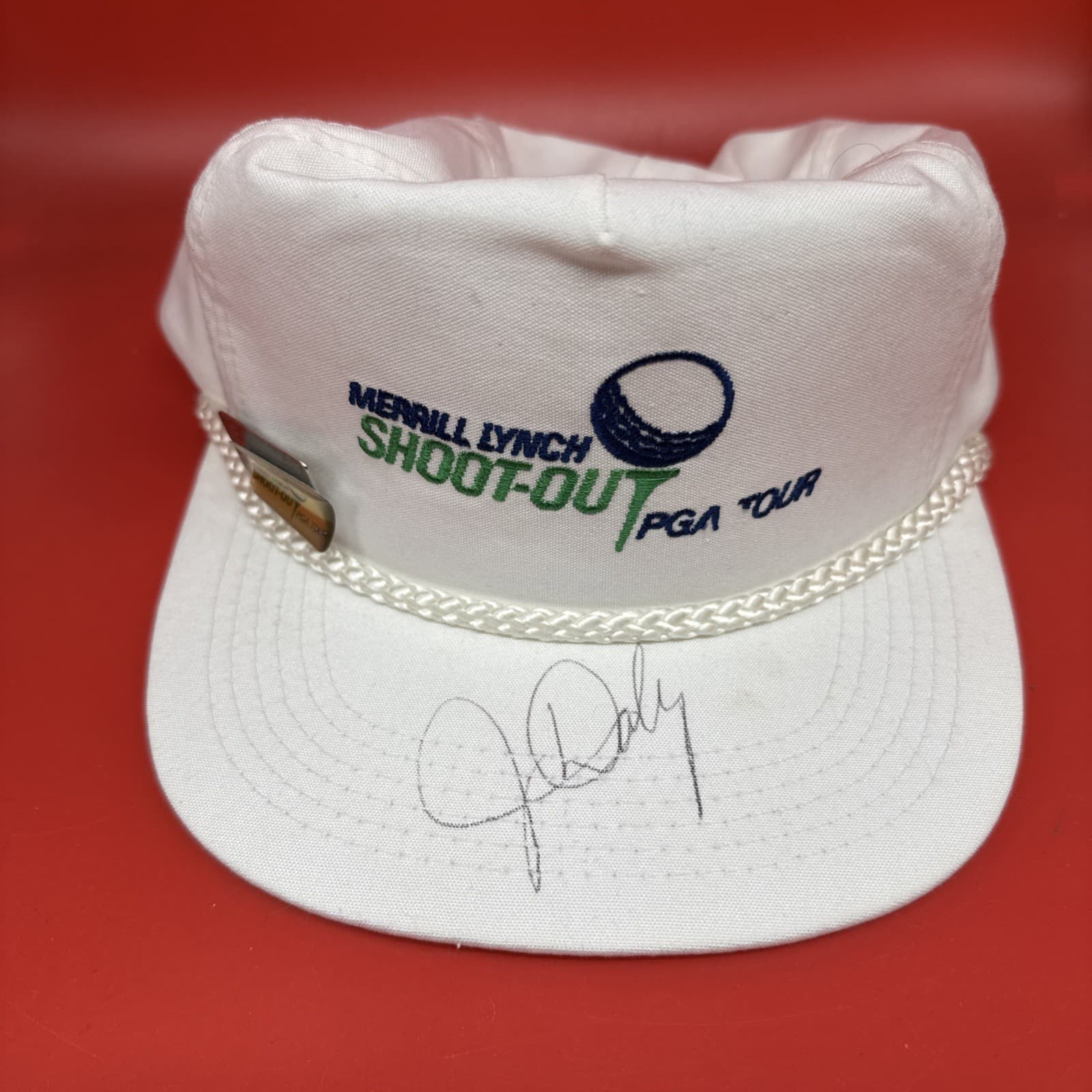 Merrill Lynch Shoot-out PGA Golf Tour Signed Hats John Daly Peter Jacobsen - Image 8
