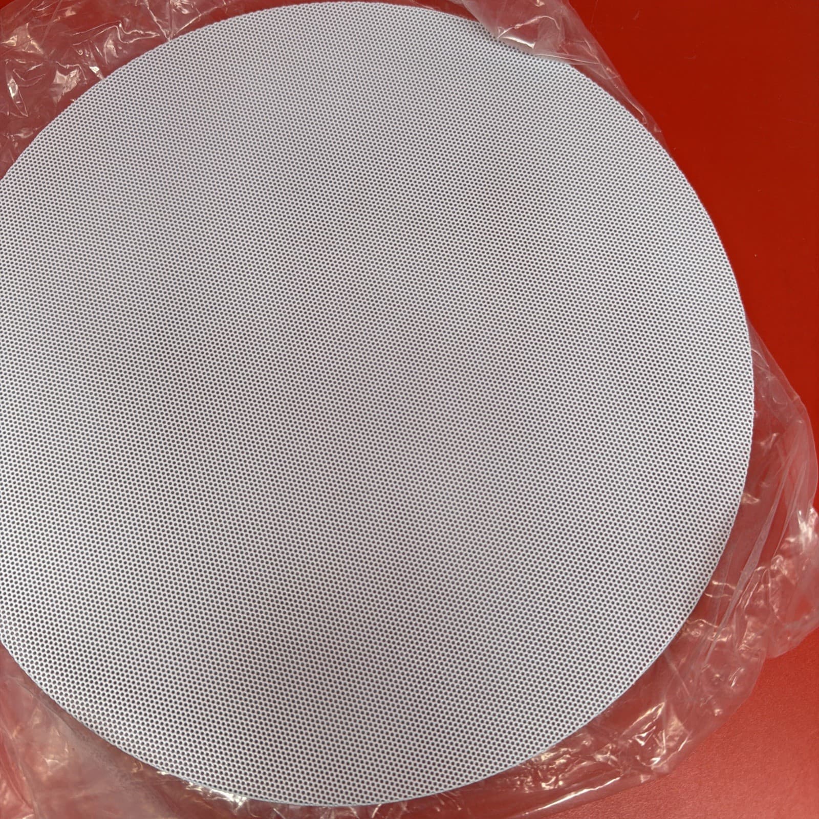 9” Round White Metal Speaker Grill New - Image 3