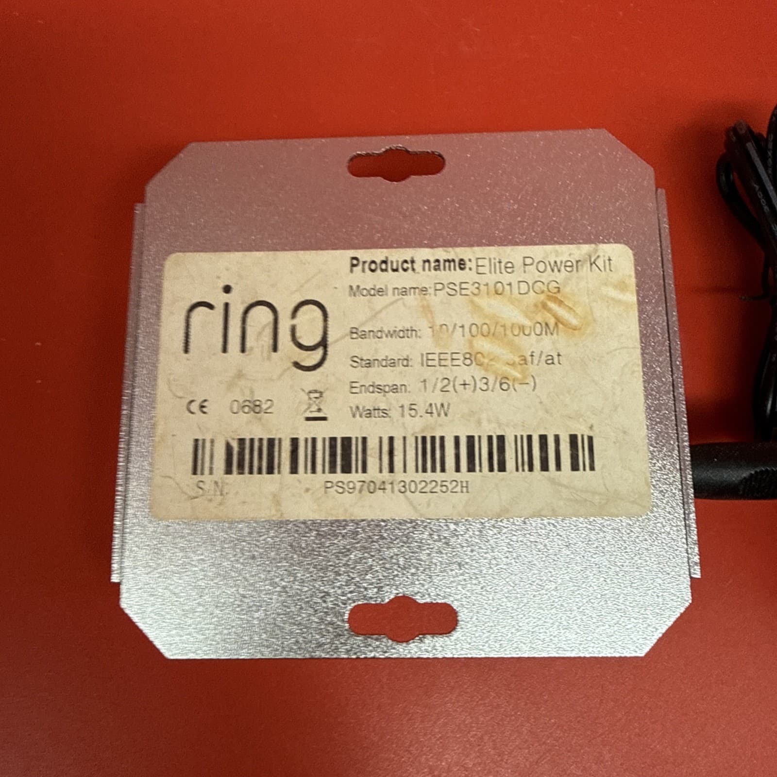 Ring Elite Doorbell Poe Kit PSE3101DCG With AC Adapter Ring PSE3101DCG Aluminum - Image 6