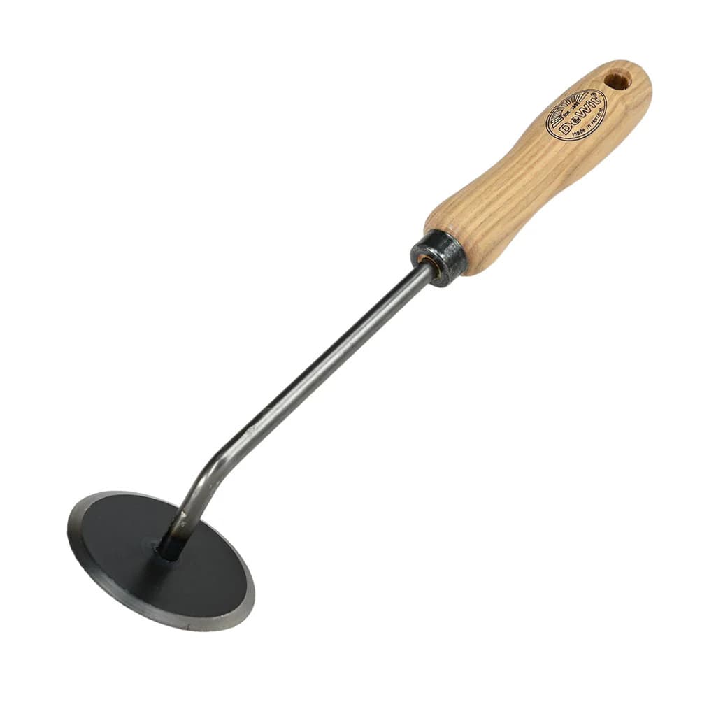 DeWit Hand Disc Weeder Garden Hoe Boron Steel Ash Handle Hand-Forged Dutch NEW