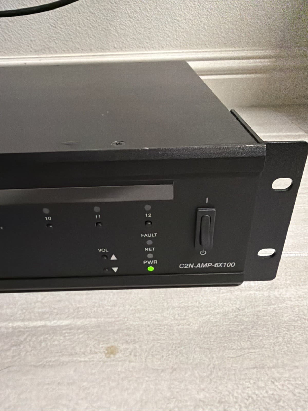 Crestron C2N-AMP-6X100 12 Channel Audio System Black C2NAMP6X100 Digital DIN - Image 10