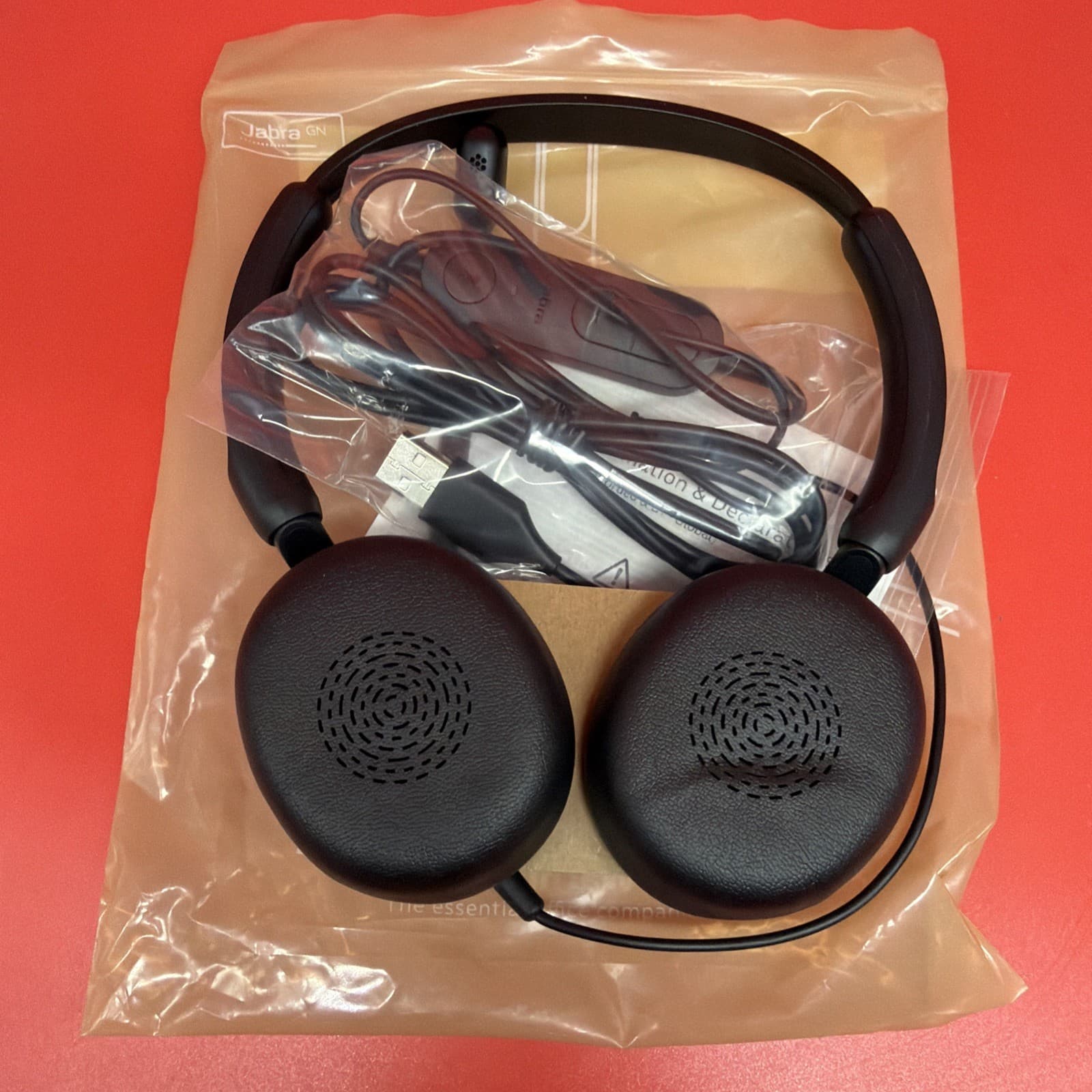Jabra Evolve 10 USB-A Stereo Wired Headset Black NEW - Image 5