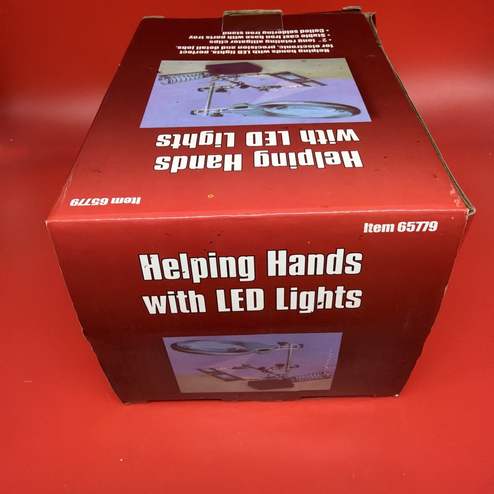 Helping Hands With LED Lights 65779 Soldering Stand New - Image 4