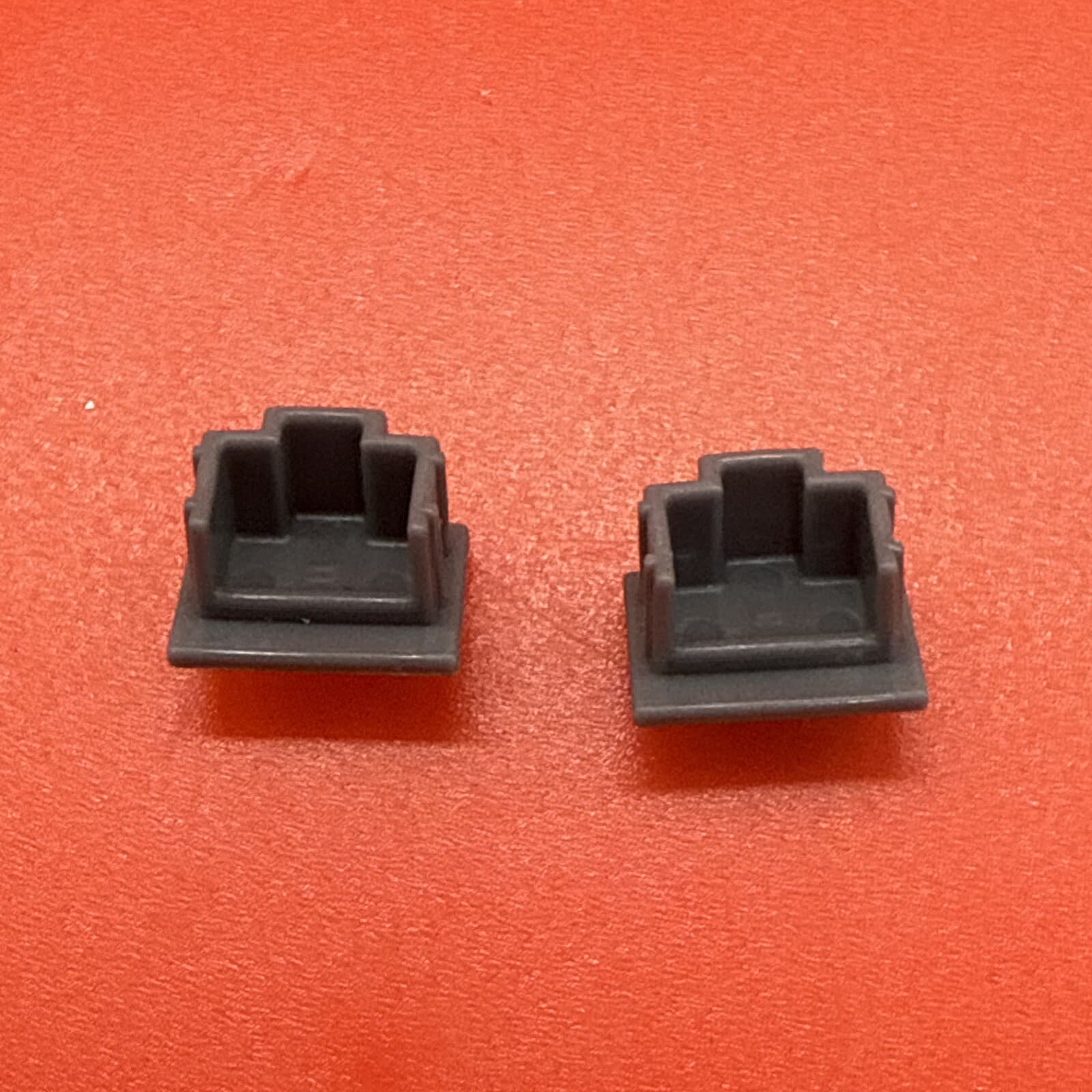 Amphenol RJ45 Dust Cap Cover - Quantity 2 Gray FRJ2411 RJ-45 - Image 3