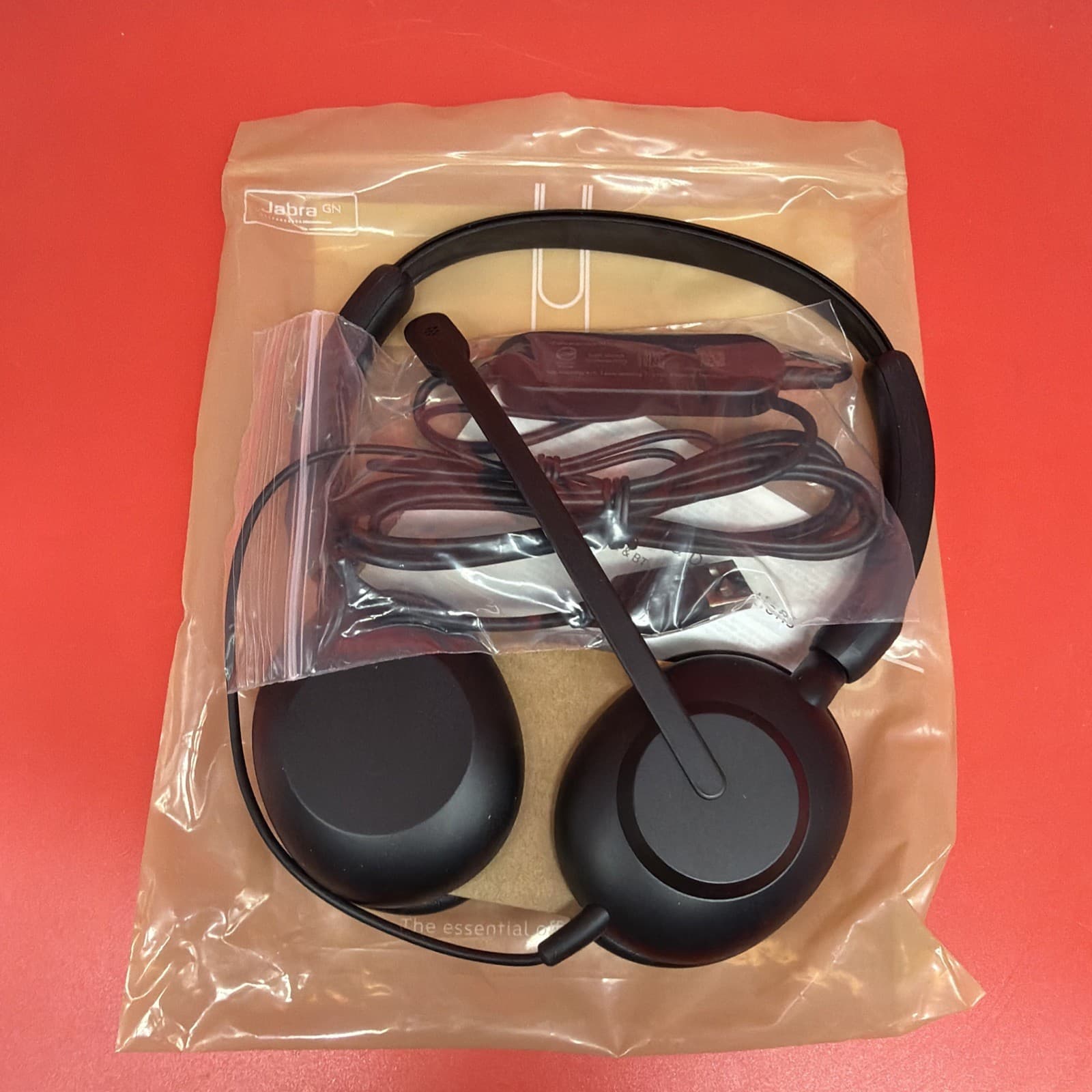 Jabra Evolve 10 USB-A Stereo Wired Headset Black NEW