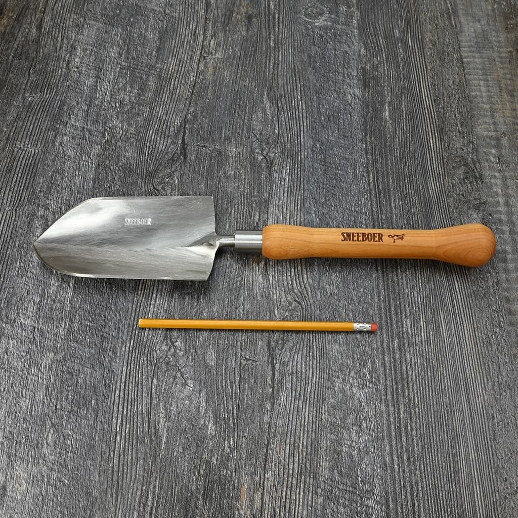 Sneeboer Half Round Transplanting Trowel - Bulb Handle Stainless Steel Dutch NEW - Image 5