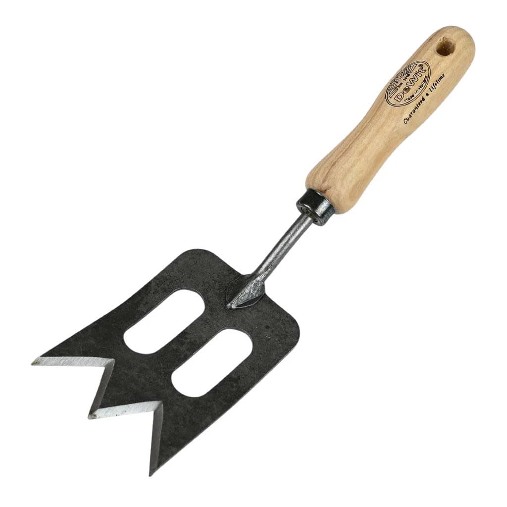 DeWit Hand Spork Garden Fork Boron Steel Ash Handle Hand-Forged Digging NEW