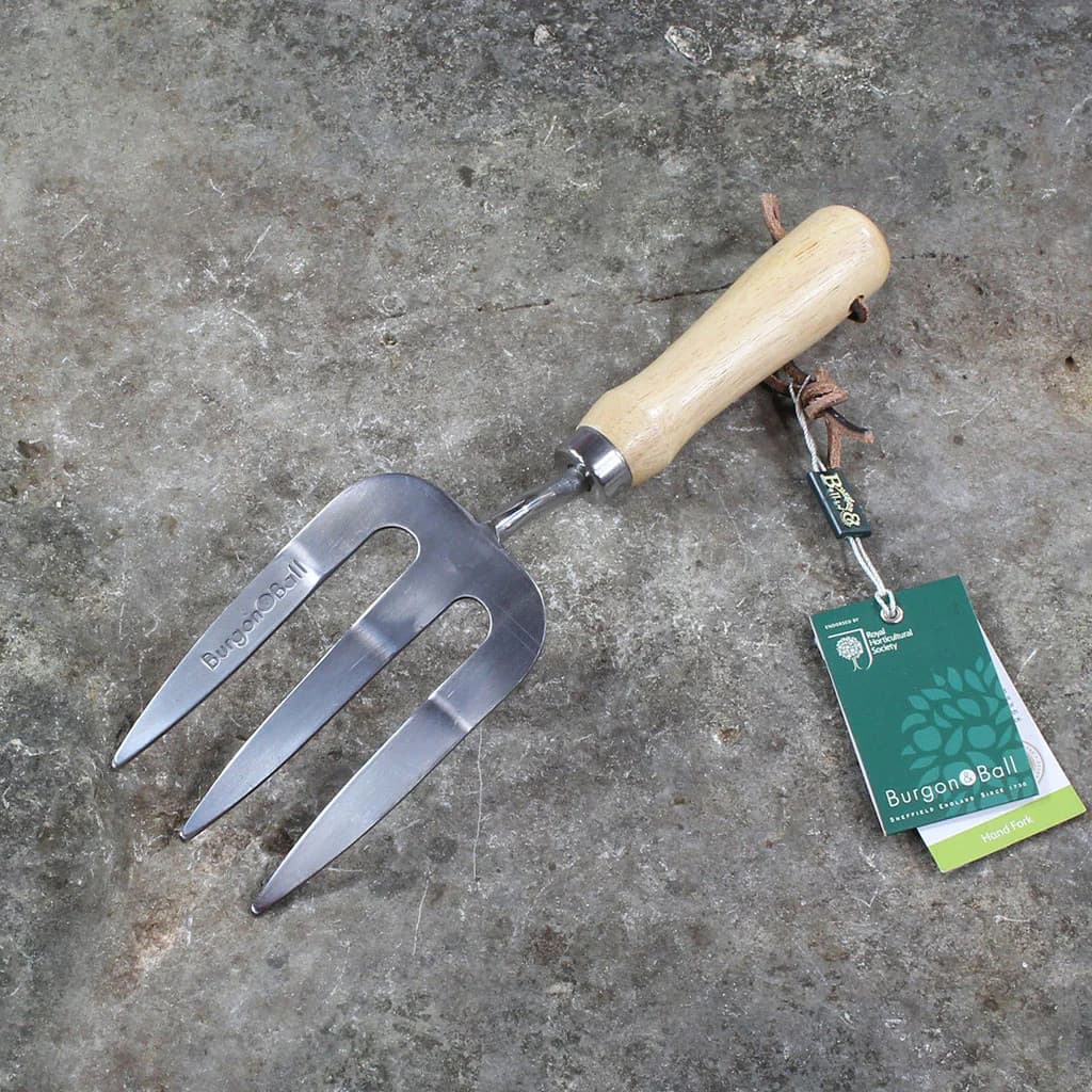 Burgon & Ball Garden Hand Fork Stainless Steel Digging British NEW - Image 3