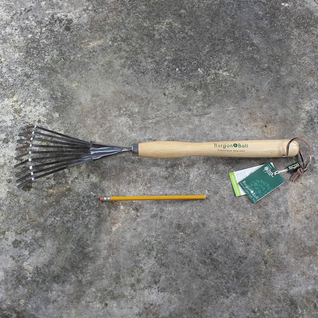 Burgon & Ball Garden Rake & Mid-Handle Shrub NEW - Image 4