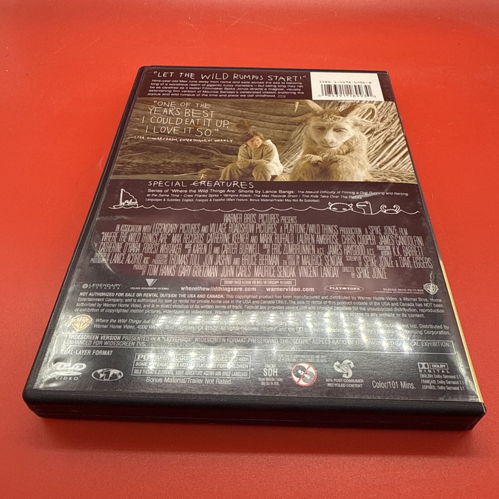 Where the Wild Things Are (DVD, 2009) Family Spike Jonze English 101 min. PG - Image 5
