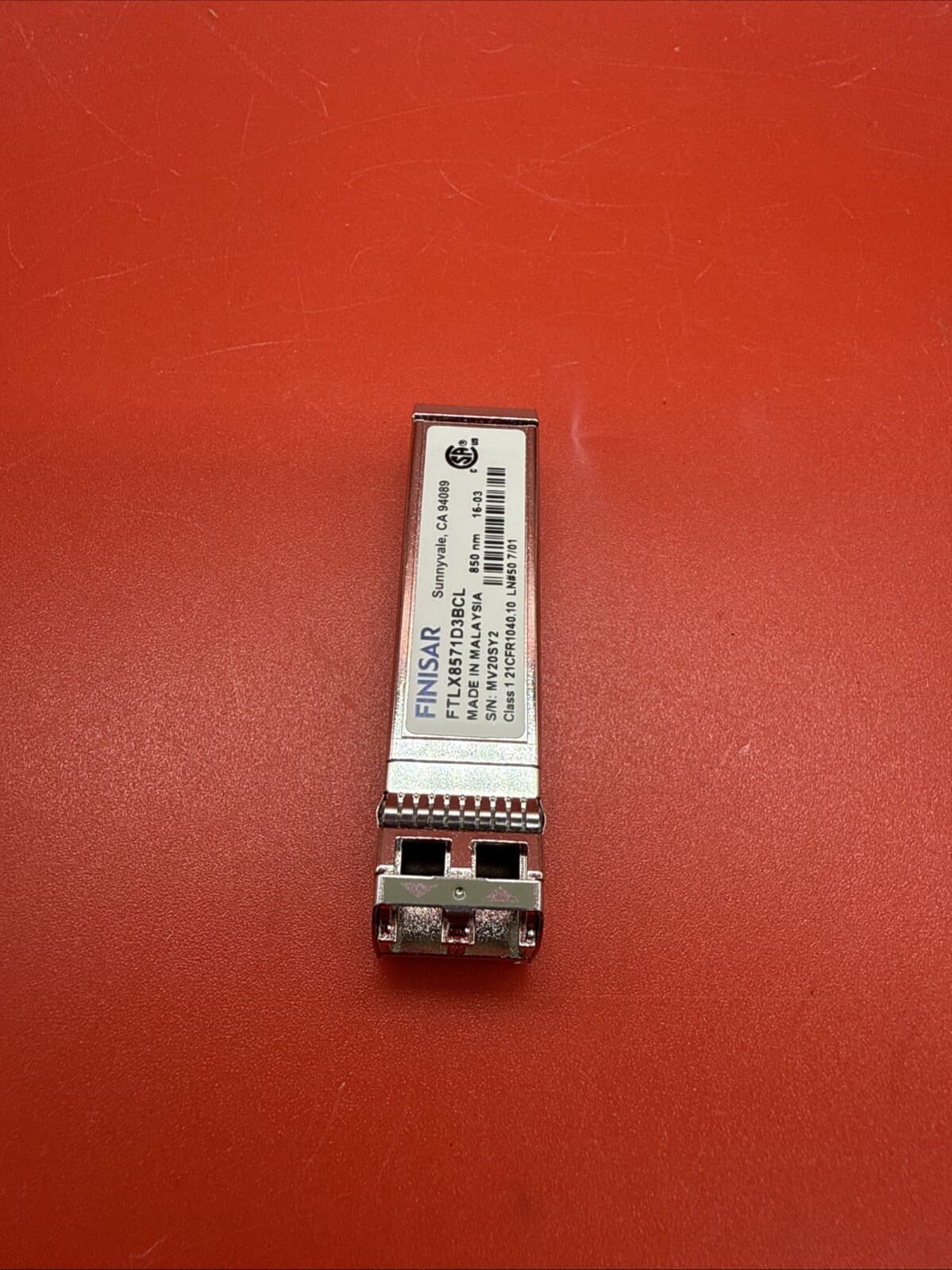 Finisar FTLX8571D3BCL 10GBASE-SR SW 850nm SFP SFP+ Transceiver Universal 10 Gbps - Image 2