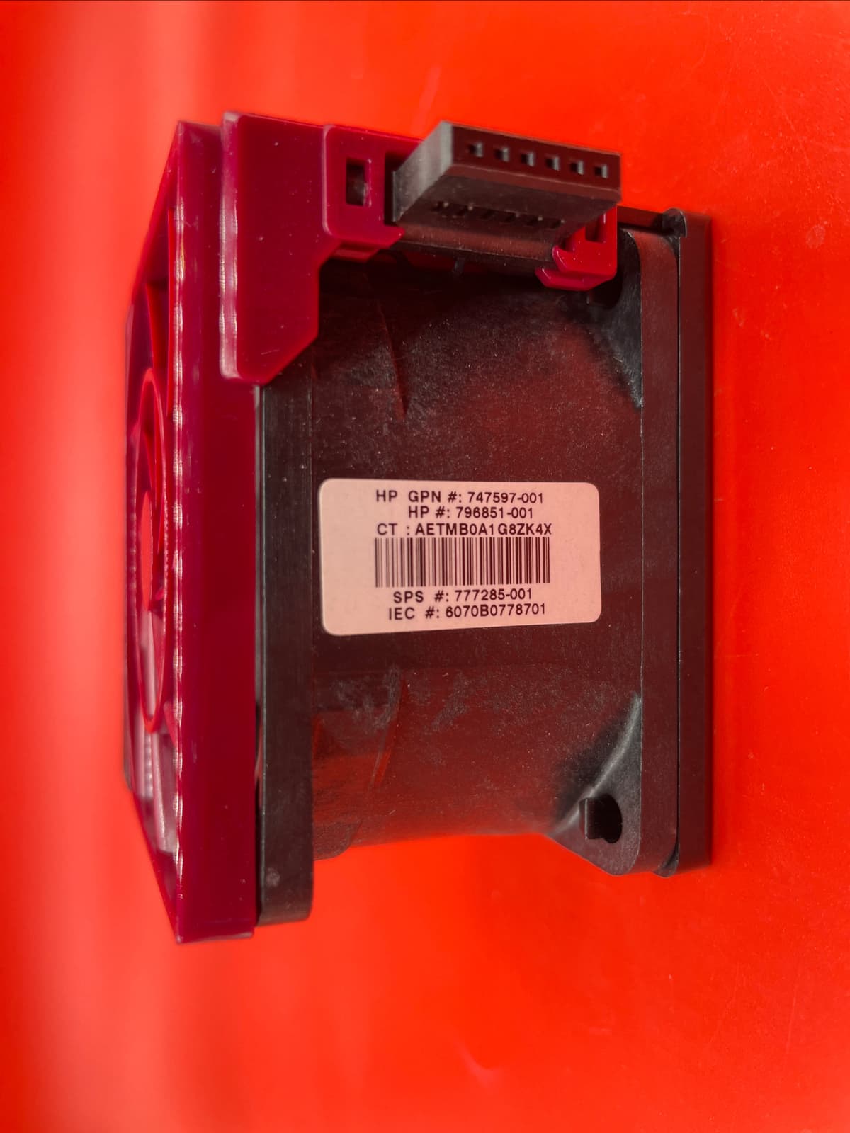 HPe V60E12BS2CB5-08T06 747597-001 796851-001 777285-001 DL380 G9 Case Fan For HP - Image 3
