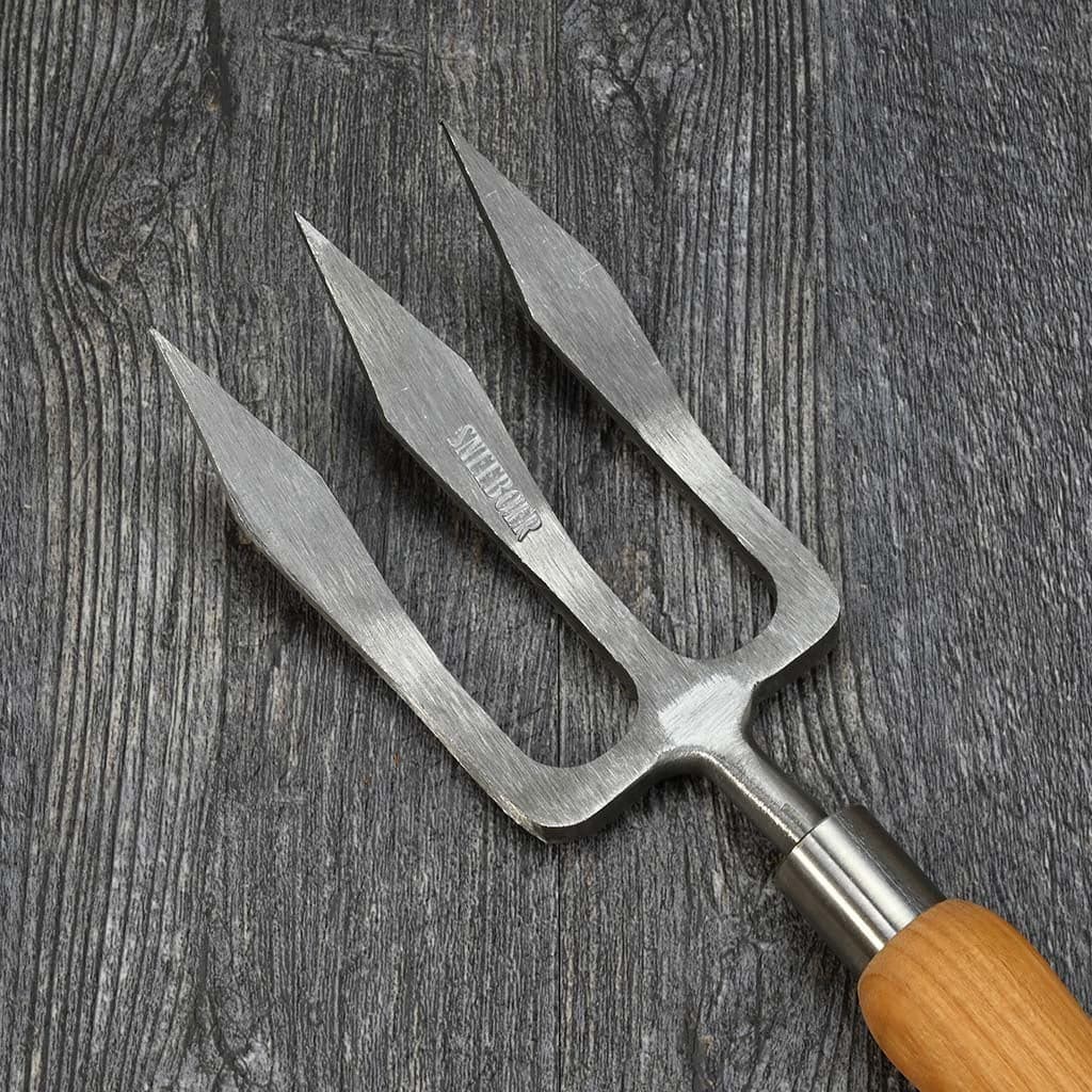 Sneeboer Garden Hand Fork - Bulb Handle Stainless Steel Hand-Forged Digging NEW - Image 4