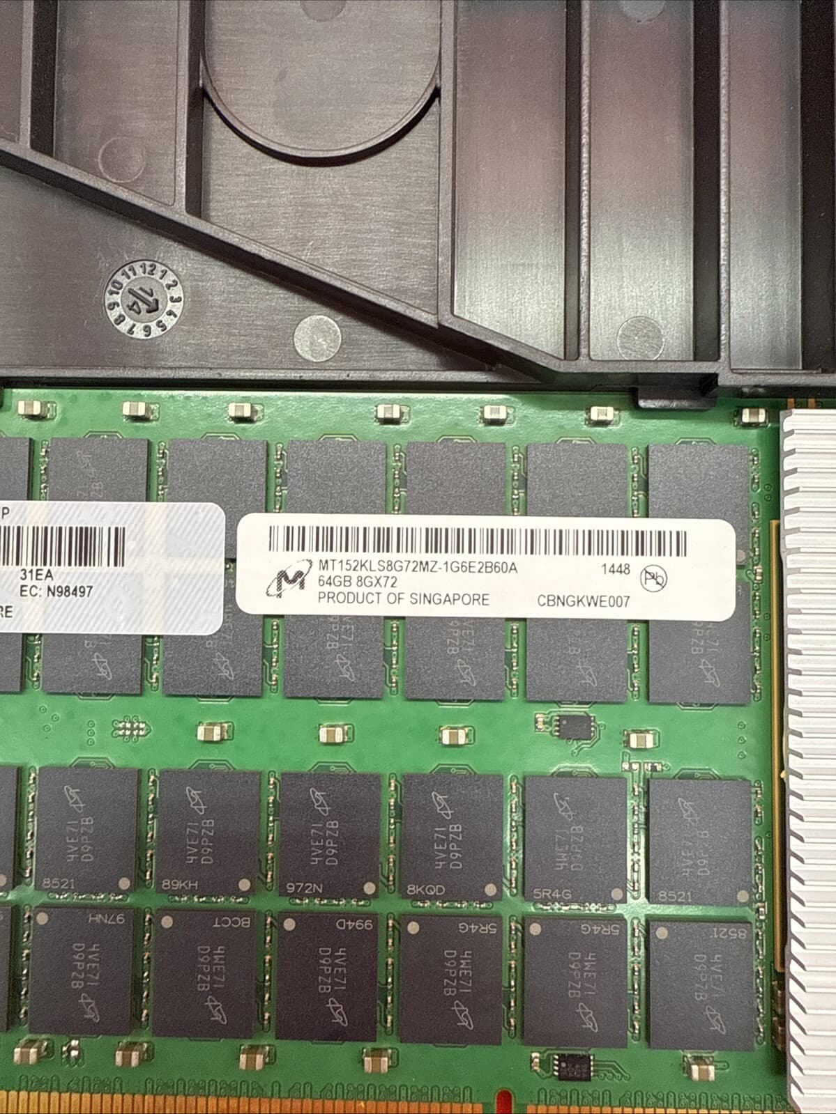 IBM 00LP639 64GB DDR3 MT152KLS8G72MZ-1G6E2B60A 8286 31EA Power8 CDIMM Server Ram - Image 3