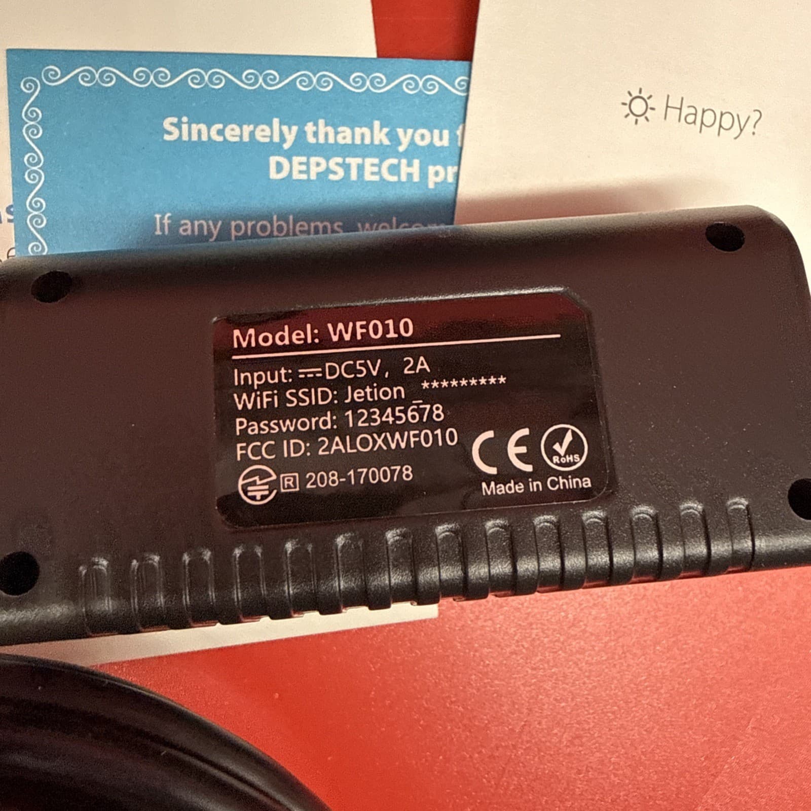 DEPSTECH WF010 Wireless Endoscope WiFi HD Inspection Semi-Rigid Snake Camera EC - Image 4