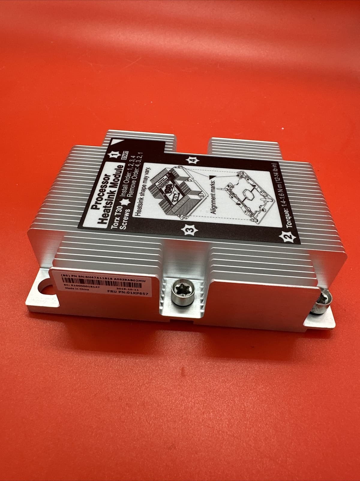 Lenovo 01KP657 Heat Sink For SR630 Server For IBM ThinkServer - Image 2
