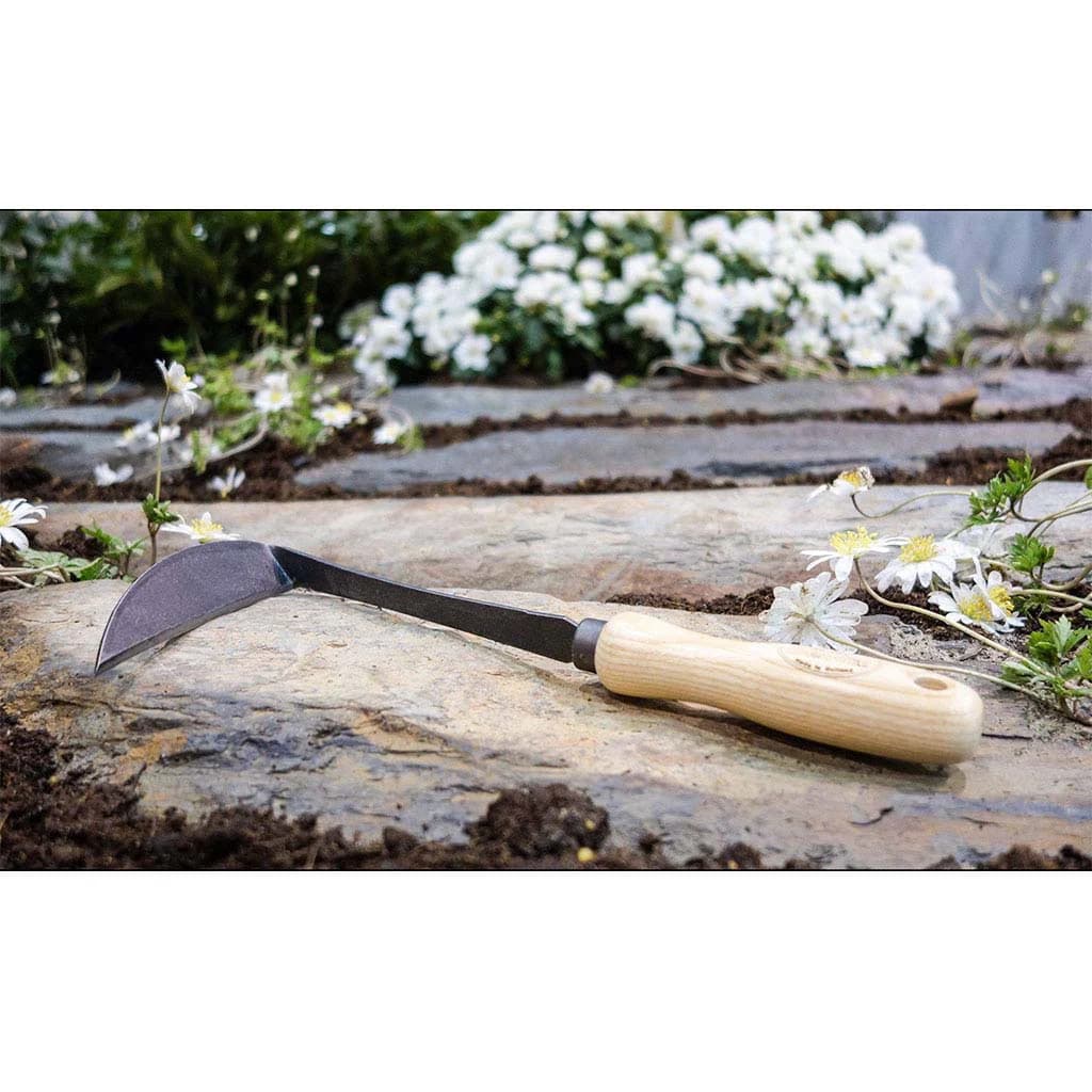 DeWit Japanese Hand Hoe Boron Steel Ash Handle Hand-Forged Left Hand Dutch NEW - Image 7